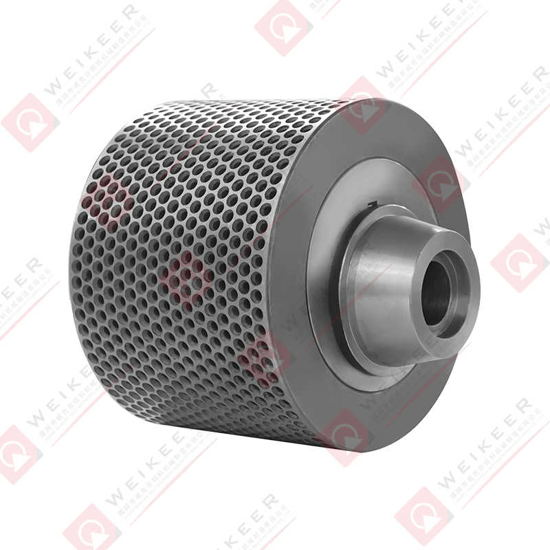 Rolă de peleți din oțel cu rulment cu gropițe